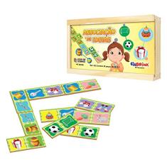 Dominó Associação de Ideias 28 Peças em Madeira Ciabrink