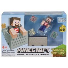 Boneco Minecraft Playset Mayhem Mattel GVL55