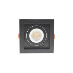 Spot de Embutir Recuado Nordecor Flea para 1 Lâmpada Par 20 Quadrado -