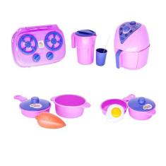 Kit Cozinha De Brinquedo Completa Infantil Menina Panelinhas - Altimar