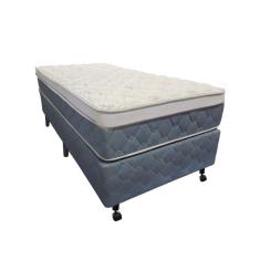 Cama Box + Colchão Castor Solteiro Five Star Air One Face Pocket 100x200x59cm