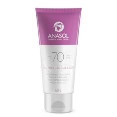 Anasol Protetor Solar Facial Oil Free • Toque Seco FPS70 60g