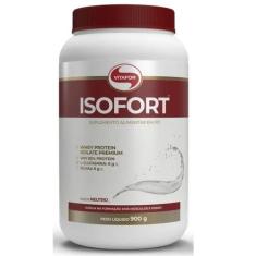 Isofort Vitafor Whey Protein Isolado Concentrado Proteína 900g, 900g, 