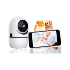 Babá Eletrônica Câmera Wifi Sem Fio Visão Noturna Microfone