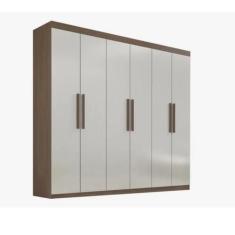 Guarda Roupa Casal 6 Portas 4 Gavetas 100% Mdf Leblon D'doro - D Doro 