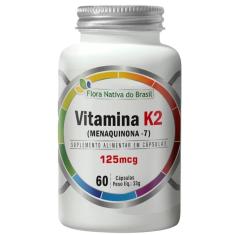 Vitamina K2  Menaquinona-7  60 Cápsulas - Flora Nativa