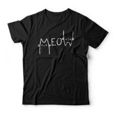 Camiseta Studio Geek Meow Masculino-Masculino