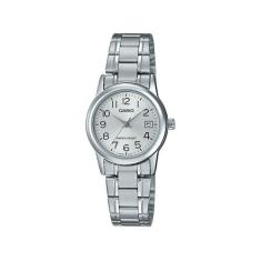 Casio LTP-V002D Relógio Feminino Pequeno Casual Resistência Água 3ATM 