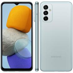 Smartphone Samsung Galaxy M23 5G Azul 128GB, 6GB RAM, Tela de 6.6", Câmera Traseira Tripla, Bateria de 5000mAh e Processador Snapdragon750G