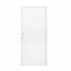 Porta Sanfonada PVC Polifort 210cmx90cm Branco Neve