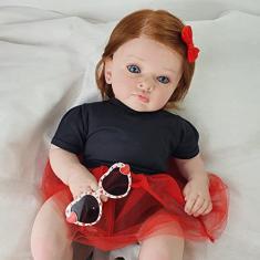 Boneca Reborn Ruiva 19 Itens Muito Linda