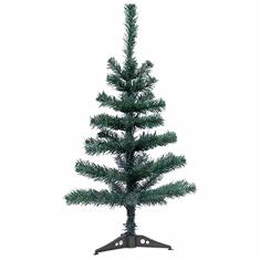 Arvore De Natal Pinheiro Simples Verde 90 Cm 70 Galhos Wincy