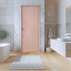 Kit Porta de Madeira Lisa Curupixá 210x92cm Batente 14cm Uniportas