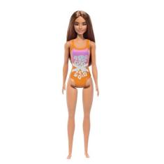 Boneca Barbie Praia com Maiô Rosa DWJ99 HXX50 - Mattel