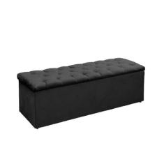 Recamier Sapateira Lana Para Decoração Quarto E Cama Box Casal 140 CM 