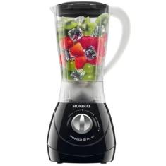 Liquidificador Mondial Power 2I BLACK 370W - L-29 Preto 110 VOLTS, Pre