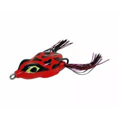 Isca Crazy Frog 5,5cm Yara Trairas, Vermelho com preto