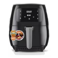 Air Fryer Fritadeira Sem Óleo Alta Qualidade Bak 4,5l 1000w, Preto