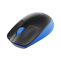 Mouse sem fio Logitech M190 com Design Ambidestro de Tamanho Padrão, Conexão USB e Pilha Inclusa - Azul