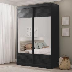 Guarda-Roupa com Espelho 2 Portas de Correr Samambaia CabeCasa MadeiraMadeira