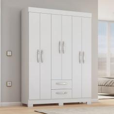 Guarda-roupa Nt6015 com 6 Portas e 2 Gavetas
