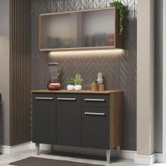 Cozinha Compacta Emilly 105001 Com Armário E Balcão