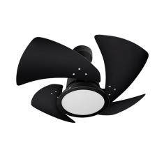 Ventilador De Teto Venti-delta Tornado Led Com 4 Pás Preto 220v