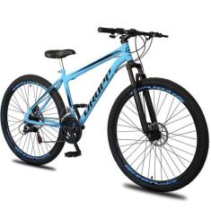 Bicicleta Aro 29 Dropp Sport Aço Carbono 21 Marchas Vel Freio a Disco 