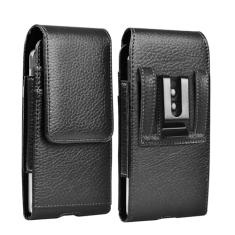 Coldre de celular Njjex para LG Aristo 2 3 4 Rebel 4 K40 k30 Stylo 5 4 G8X Phoenix 4 Moto G7 G Power G Stylus E6 E5 Z4 Galaxy A10E A20 A30 A50 A51, capa de couro PU com presilha para