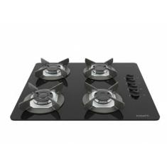 Cooktop Fogatti Safe Ferro Fundido 4 Bocas A Gas Preto Bivolt, Bivolt