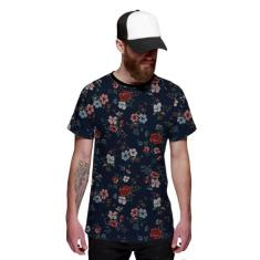 Camiseta Florida Floral Várias Cores - Di Nuevo, Preto, GG