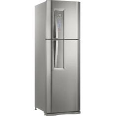 Geladeira/Refrigerador Electrolux Duplex DF44S Frost Free Top Freezer 402 litros Inox