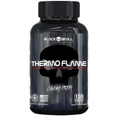 Black Skull Thermo Flame Hardcore Termogênico - 120 Tablets