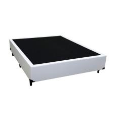 Base Box Casal Corino HomeQueen Branco 40x138x188
