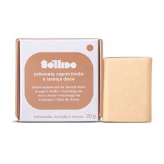 Sóllido Mini Sabonete Natural Capim Limão e Laranja Doce, 20g