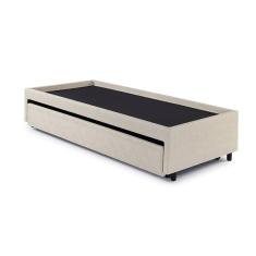 Bicama Box para Dois Colchões Solteirão Courino Areia