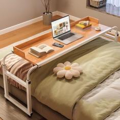 SilteD Sobre a cama, mesa com rodas, mesa sobre a cama, mesa sobre a cama king size, escrivaninha sobre a cama, mesa sobre a cama com rodas, altura ajustável, mesa móvel transversal, adequada para