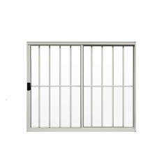Janela 2 Folhas de Correr C/ Grade 1.00 X 1.20 Alumínio Branco Linha Modular - Hale