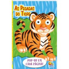 Livro - Olhinhos Espertos! Um livro pop-up: Pegadas do Tigre, As