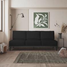 Sofá 3 Lugares Boreal com Mola Ensacada CabeCasa MadeiraMadeira