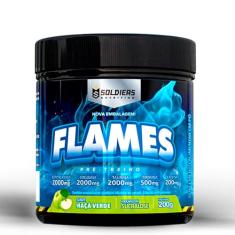Pré-Treino Flames Maçã Verde 200g - Soldiers Nutrition