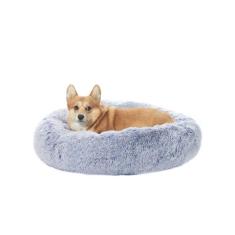 Cama para cães Bedfolks Calming Donut de 30 cm redonda para cães de mé