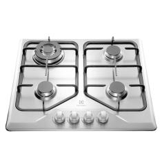 Fogão Cooktop A Gás Electrolux 4 Bocas Gt60x prateado Bivolt 