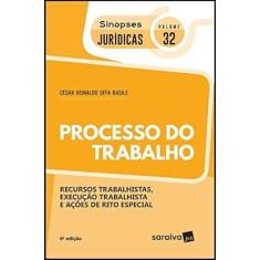 Livro - Sinopses jurídicas: Processo do trabalho - 6ª edição de 2019