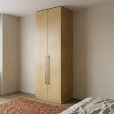 Guarda Roupa Modulado 2 Portas 100% MDF com 2 Cabideiros Infinity Sava