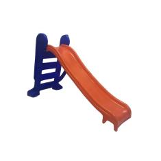 Escorregador Infantil Plástico - Médio 3 Degraus Laranja com Azul