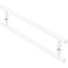 Puxador Branco Para Porta De Vidro Madeira Pivotante 1.20 Mt