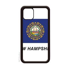 New Hampshire Flag Profile para iPhone 12 Pro Max Capa para Apple Mini Mobile Case Shell