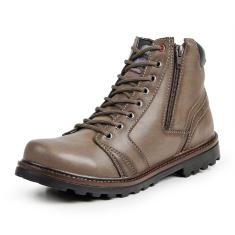 Bota Coturno Casual Masculino Top Franca Shoes Bege