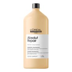 Shampoo Loreal Absolut Repair Gold 1,5l -cabelos Danificados